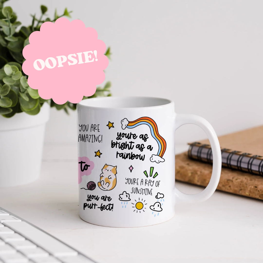 SECONDS Self Love Affirmations Mug - 50% off!