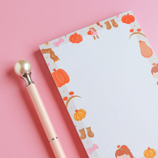 Pumpkin Picking A6 Notepad