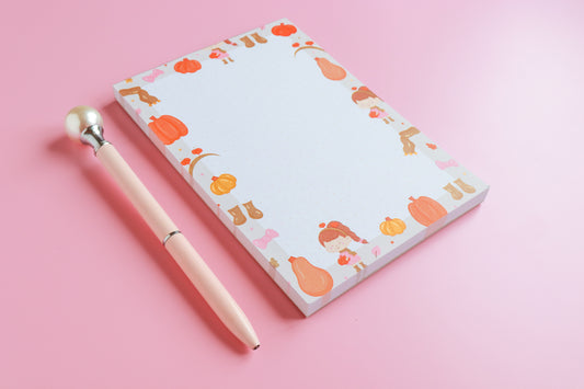 Pumpkin Picking A6 Notepad