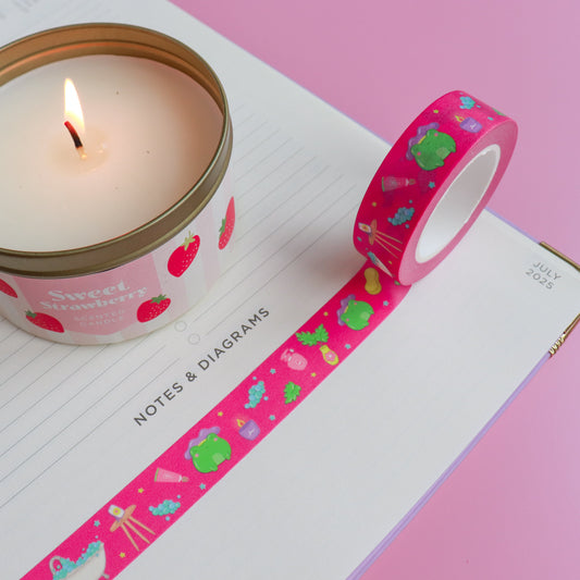 A Bubble Bath & a Podcast Washi Tape