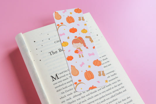 Pumpkin Picking Bookmark