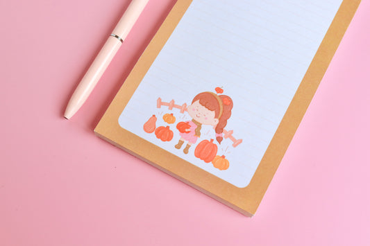 Pumpkin Picking List Pad