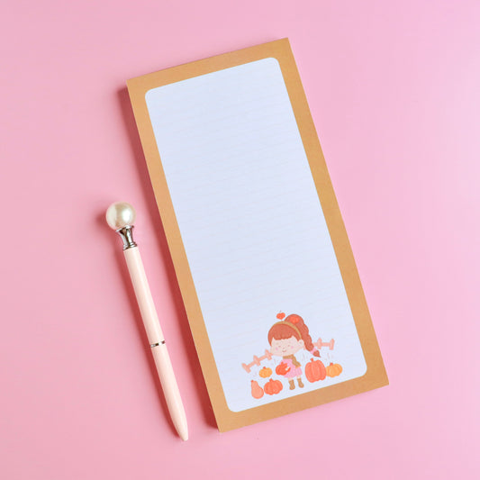 Pumpkin Picking List Pad