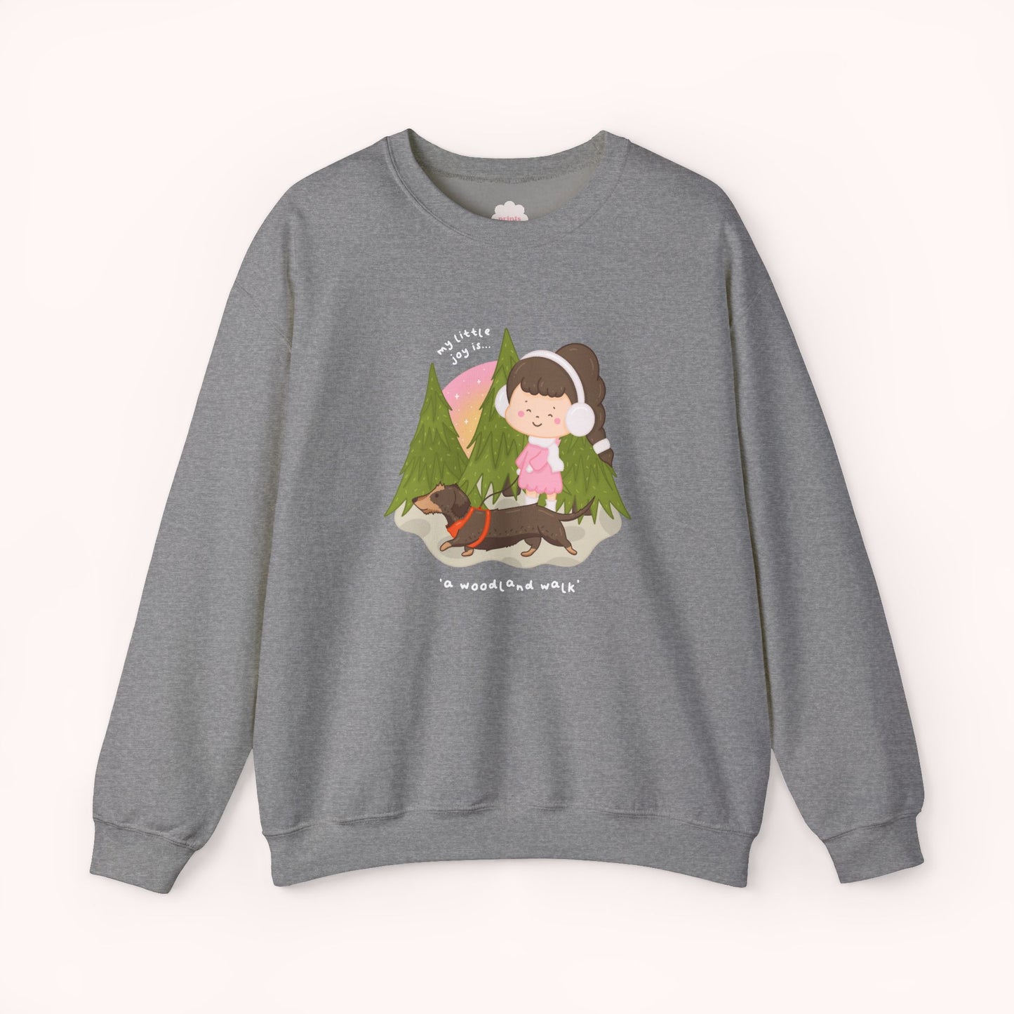 A Woodland Walk Crewneck Sweatshirt