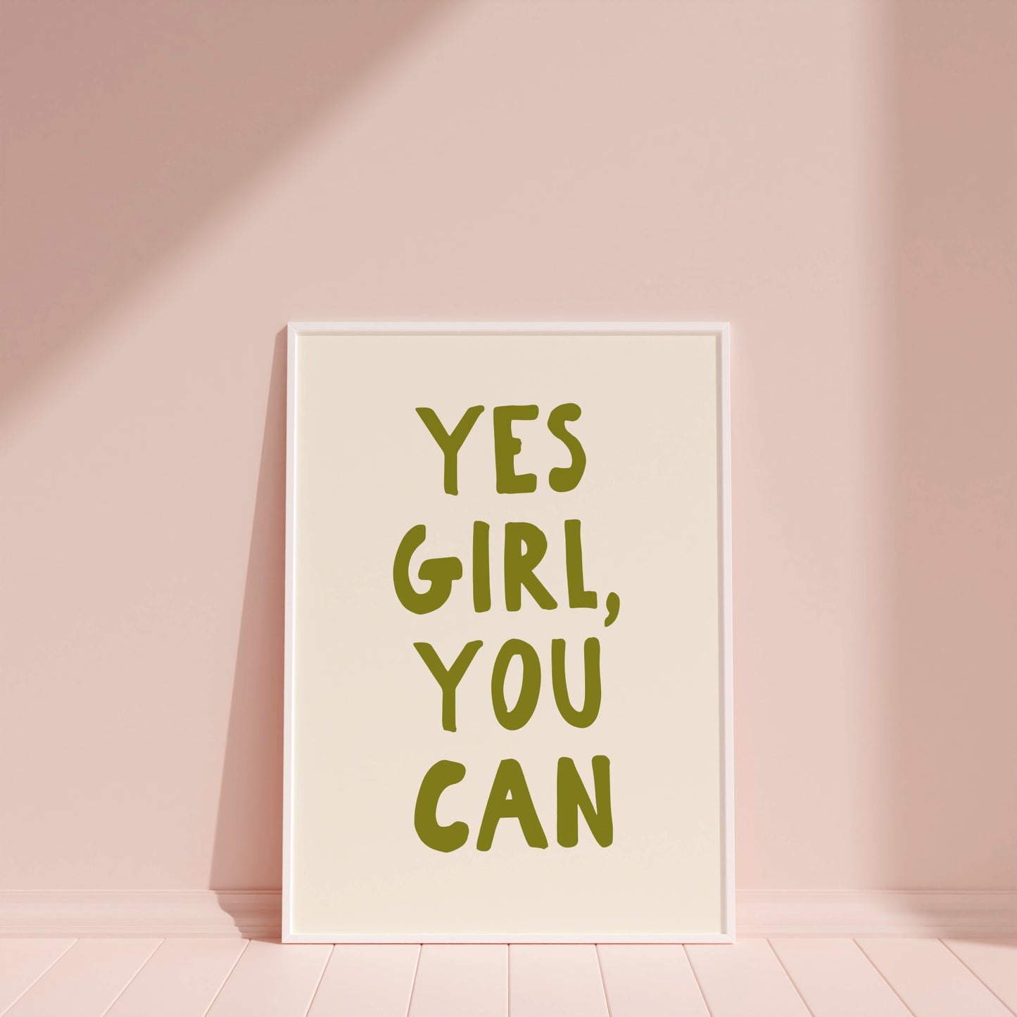Yes Girl You Can Wall Art Print (New)