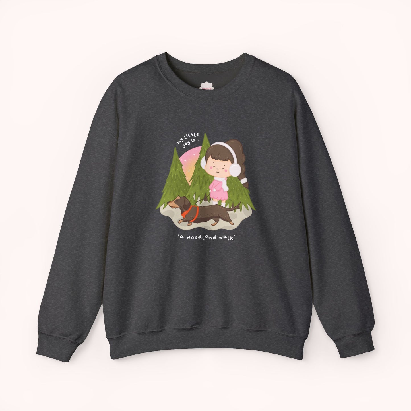 A Woodland Walk Crewneck Sweatshirt