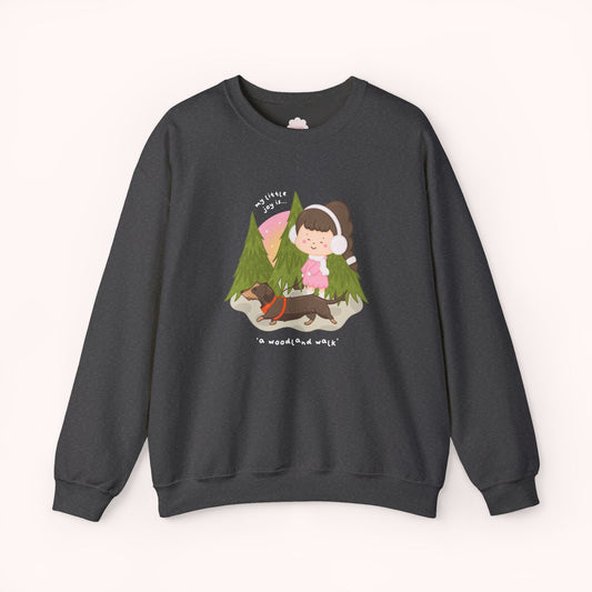 A Woodland Walk Crewneck Sweatshirt