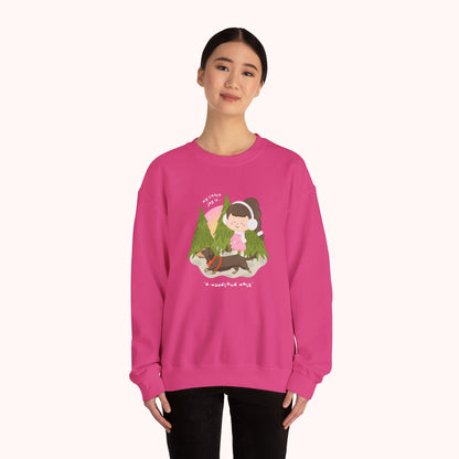 A Woodland Walk Crewneck Sweatshirt
