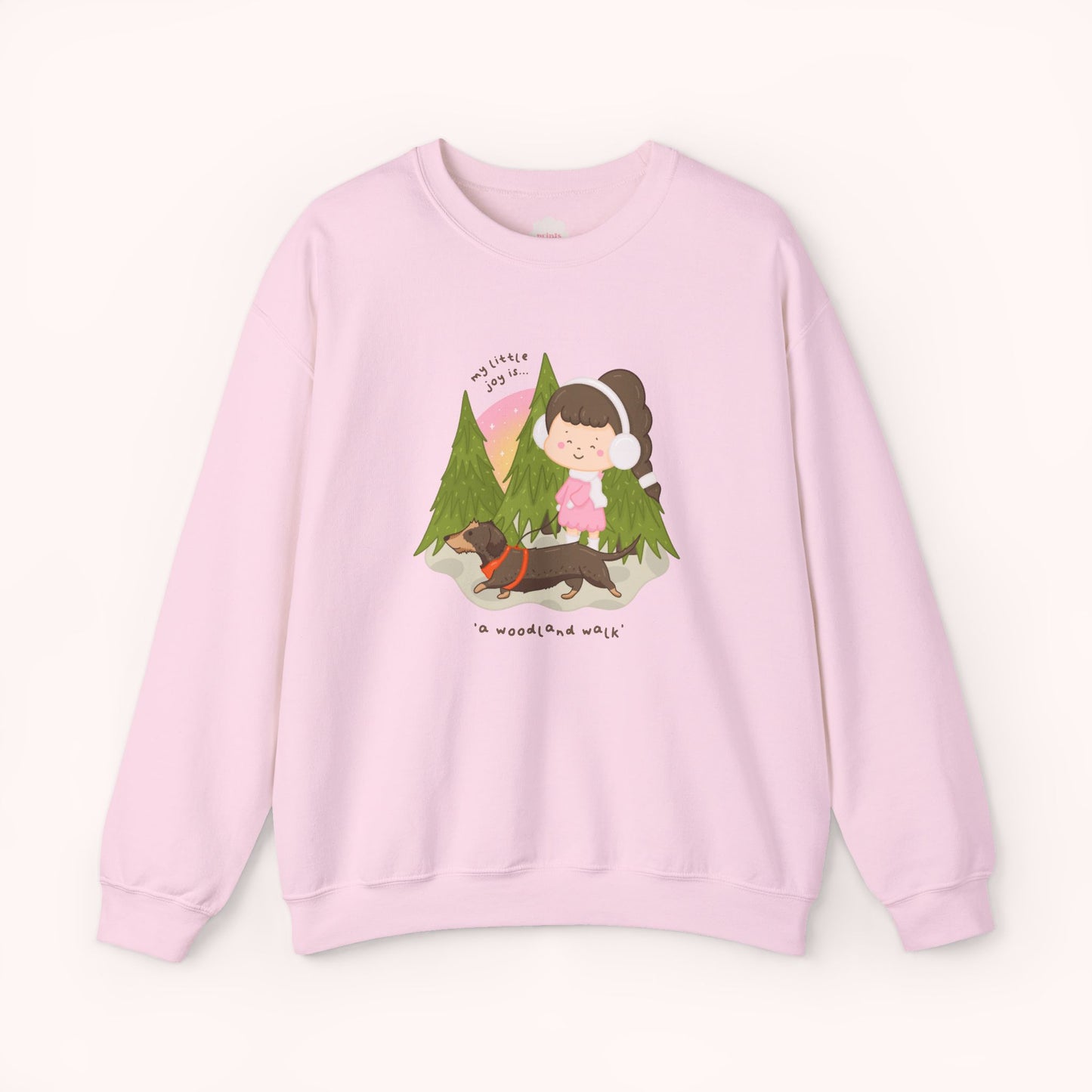 A Woodland Walk Crewneck Sweatshirt