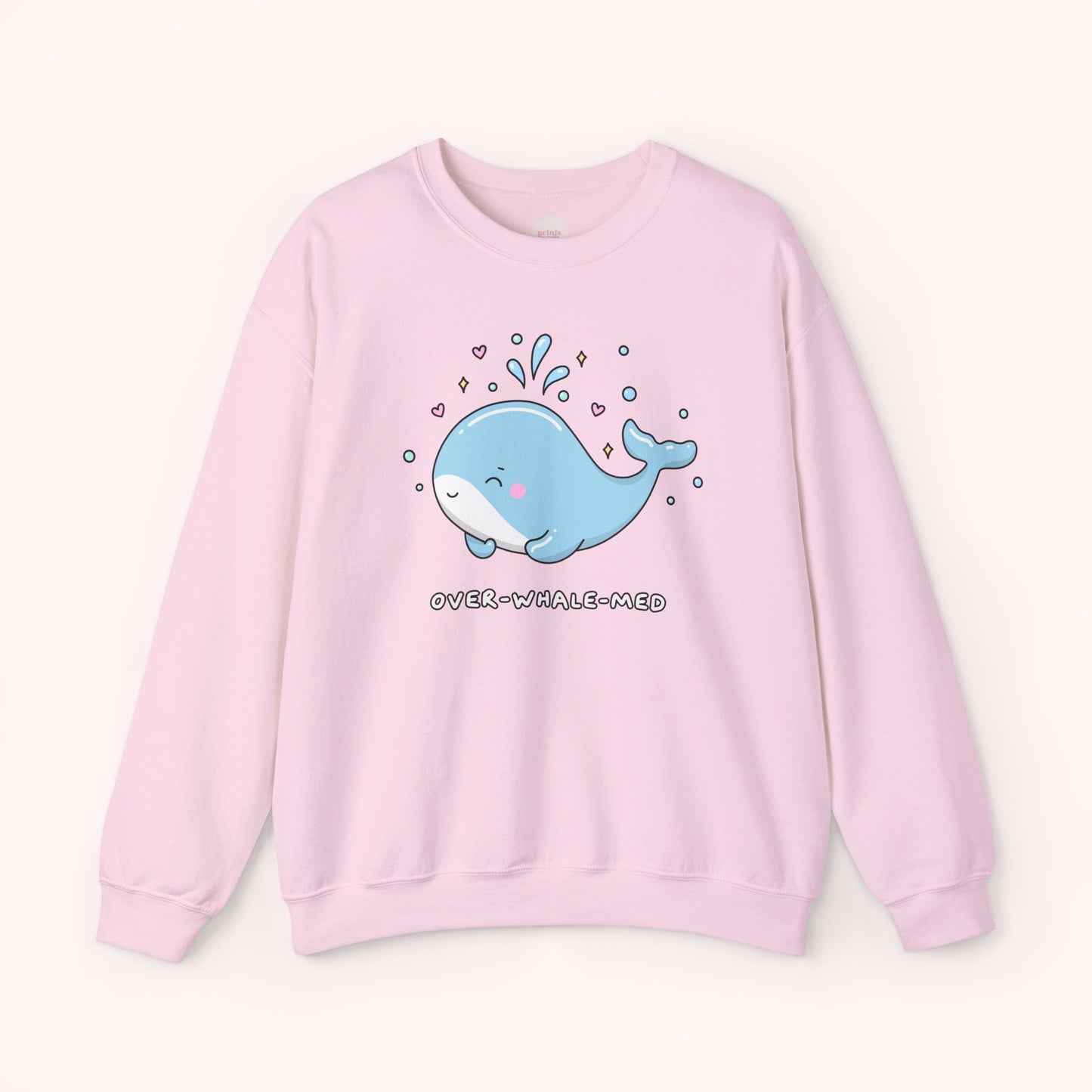 Over-Whale-Med Crewneck Sweatshirt
