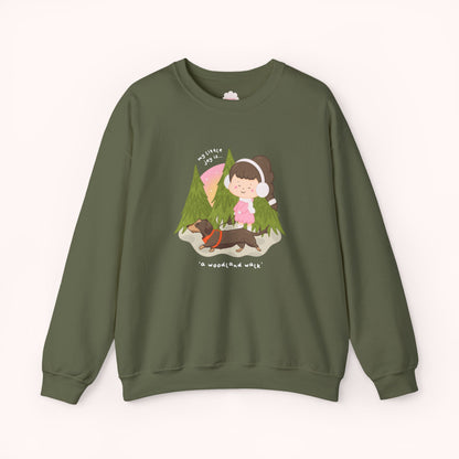A Woodland Walk Crewneck Sweatshirt