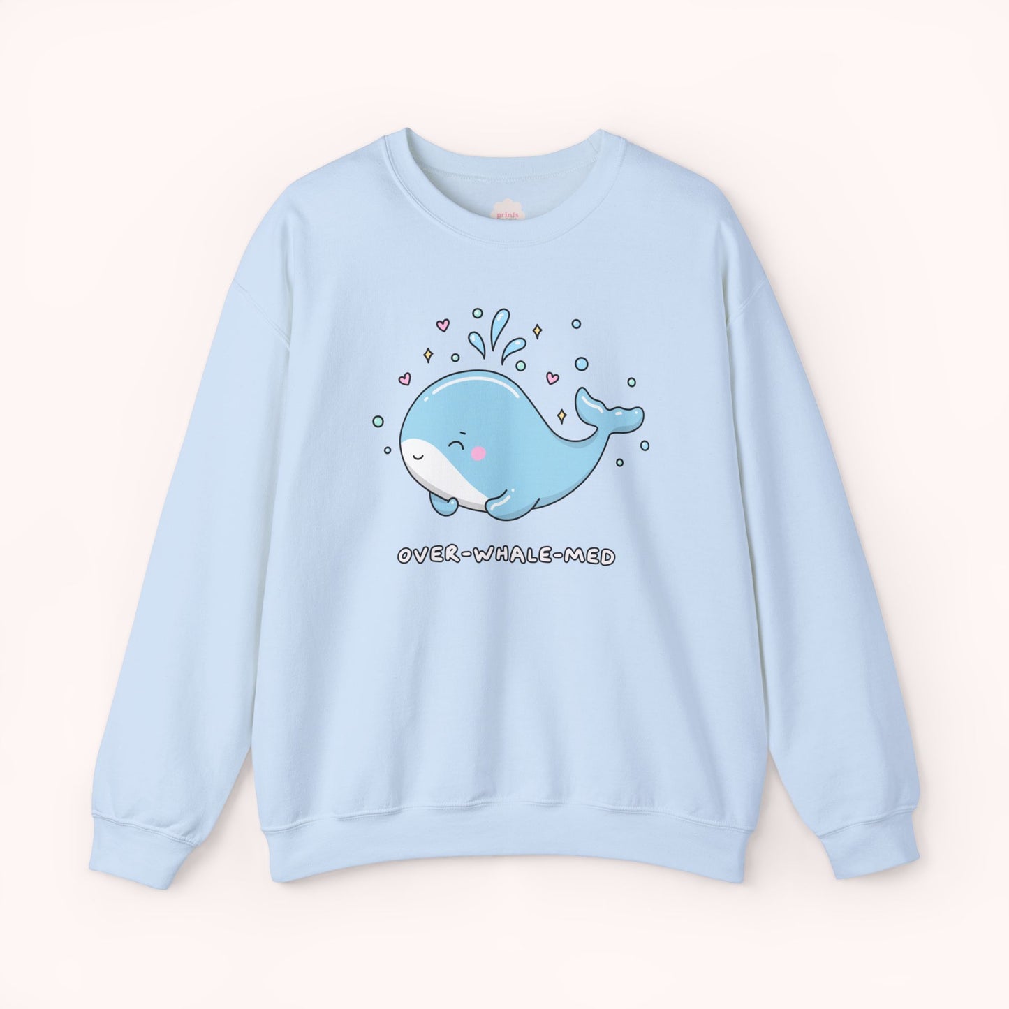 Over-Whale-Med Crewneck Sweatshirt