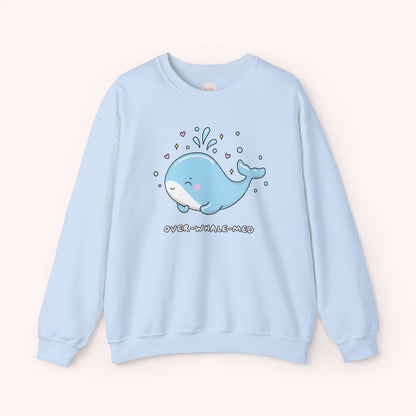 Over-Whale-Med Crewneck Sweatshirt