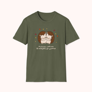 Autumn Leaves & Hedgehugs Please T-Shirt