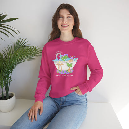 A Bubble Bath & a Podcast Crewneck Sweatshirt