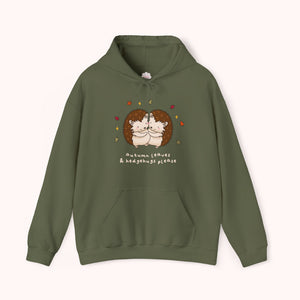 Autumn Leaves & Hedgehugs Please Hoodie