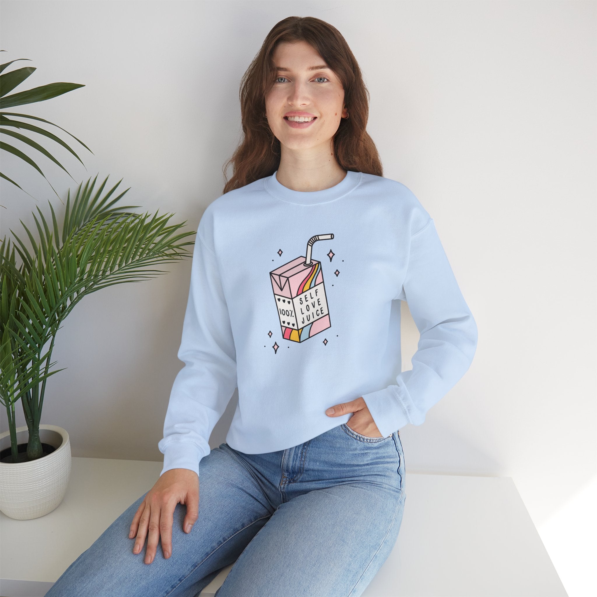 Self Love Juice Box Crewneck Sweatshirt