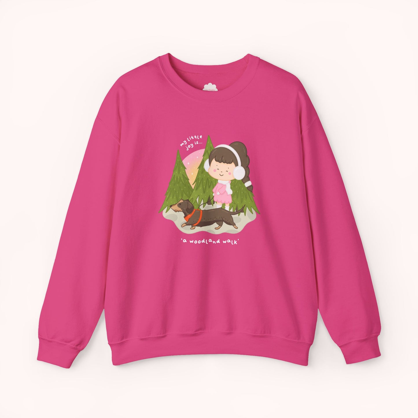A Woodland Walk Crewneck Sweatshirt