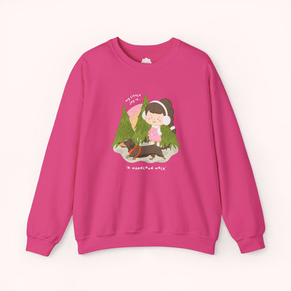 A Woodland Walk Crewneck Sweatshirt