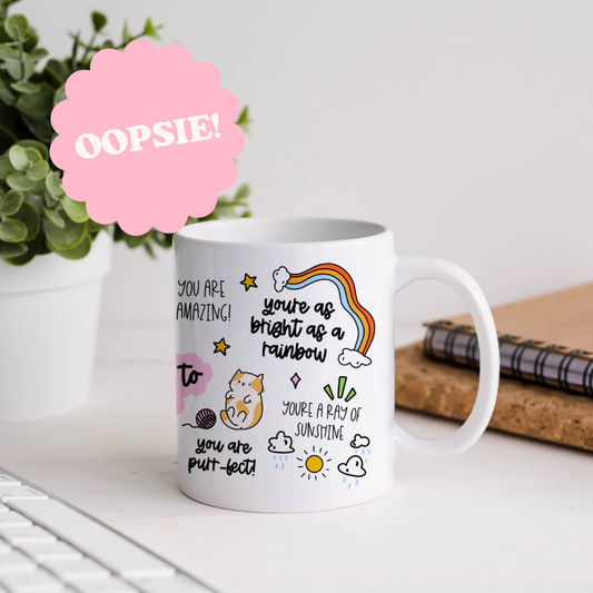 SECONDS Self Love Affirmations Mug - 50% off!