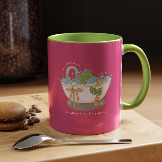 A Bubble Bath & a Podcast Mug