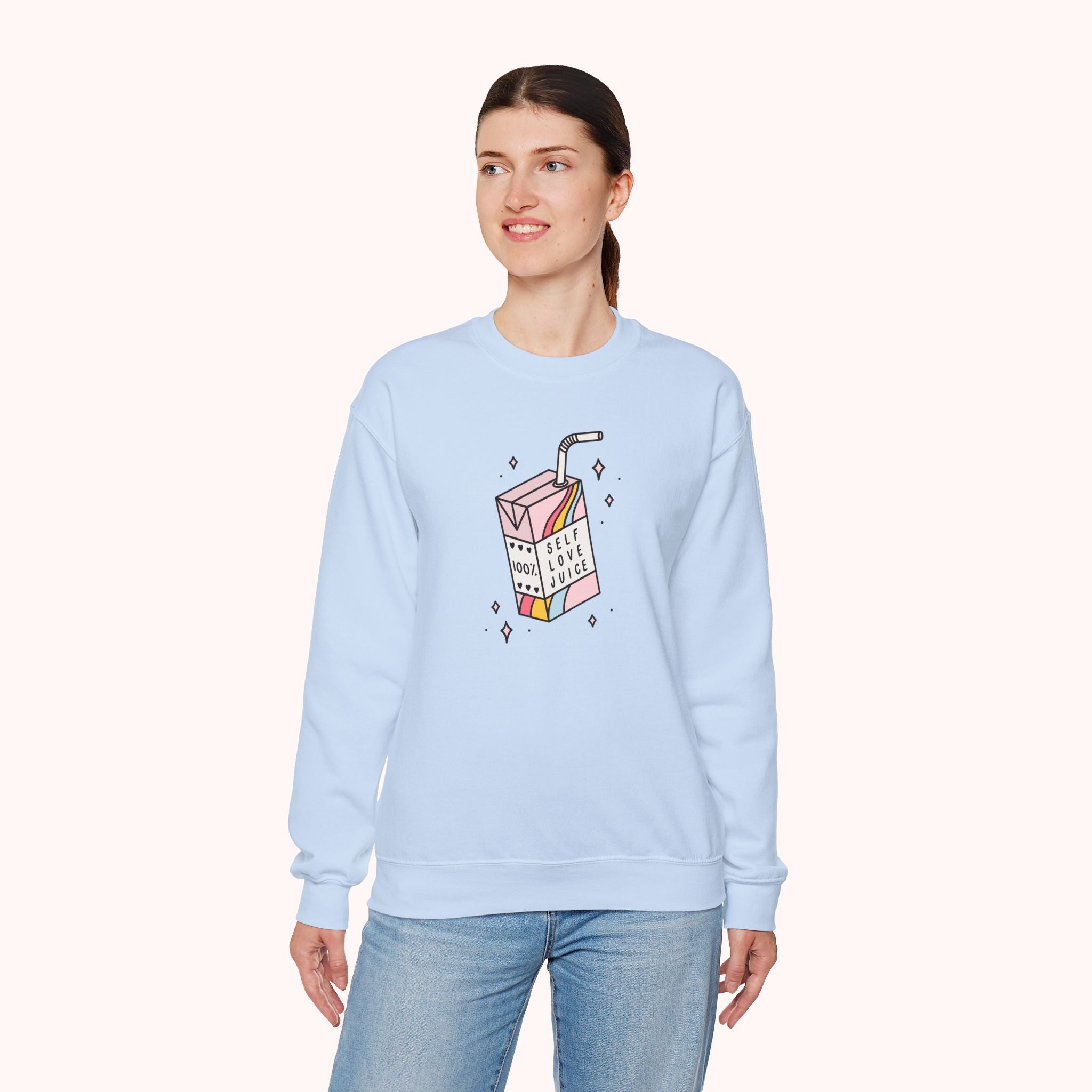 Self Love Juice Box Crewneck Sweatshirt