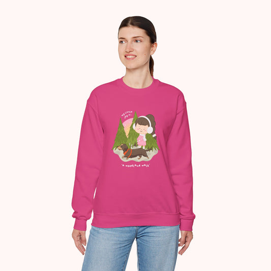 A Woodland Walk Crewneck Sweatshirt