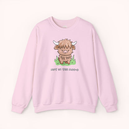 Not in the Moo-D Crewneck Sweatshirt