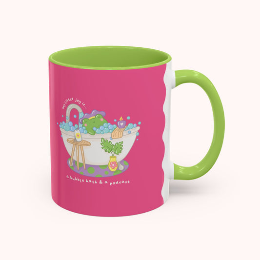 A Bubble Bath & a Podcast Mug