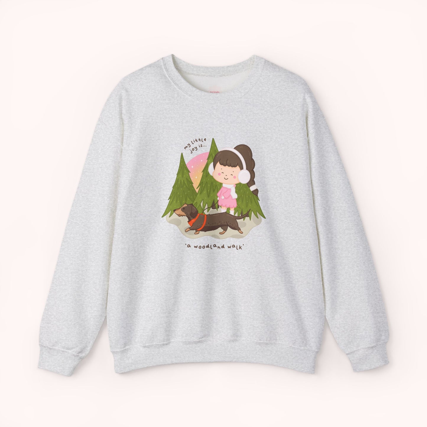 A Woodland Walk Crewneck Sweatshirt
