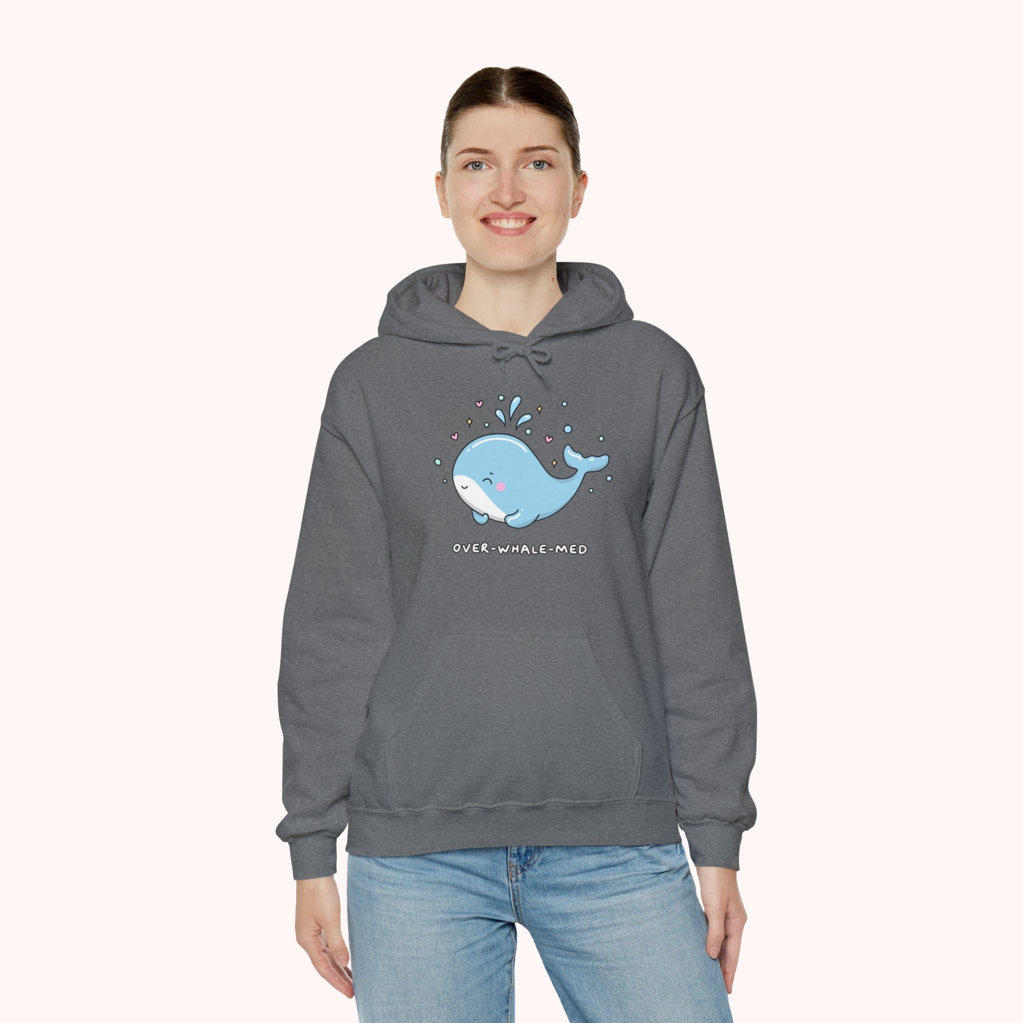 Over-Whale-Med Hoodie