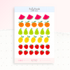 Fruity Friends Sticker Sheet