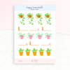 Happy House Plants Sticker Sheet