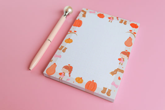 Pumpkin Picking A6 Notepad