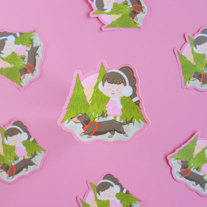 A Woodland Walk Sticker