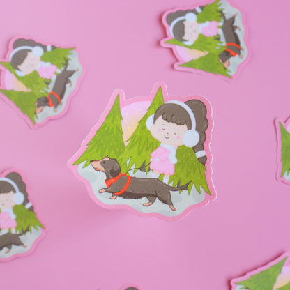 A Woodland Walk Sticker