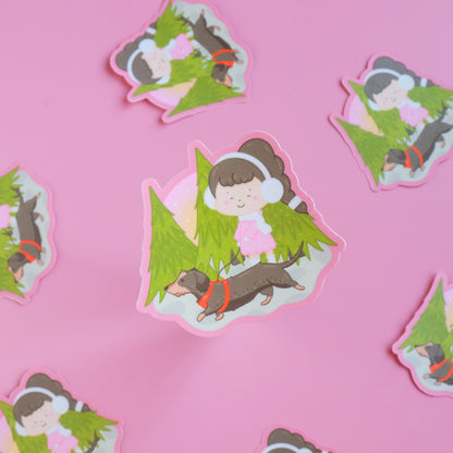 A Woodland Walk Sticker