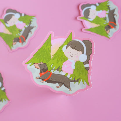 A Woodland Walk Sticker