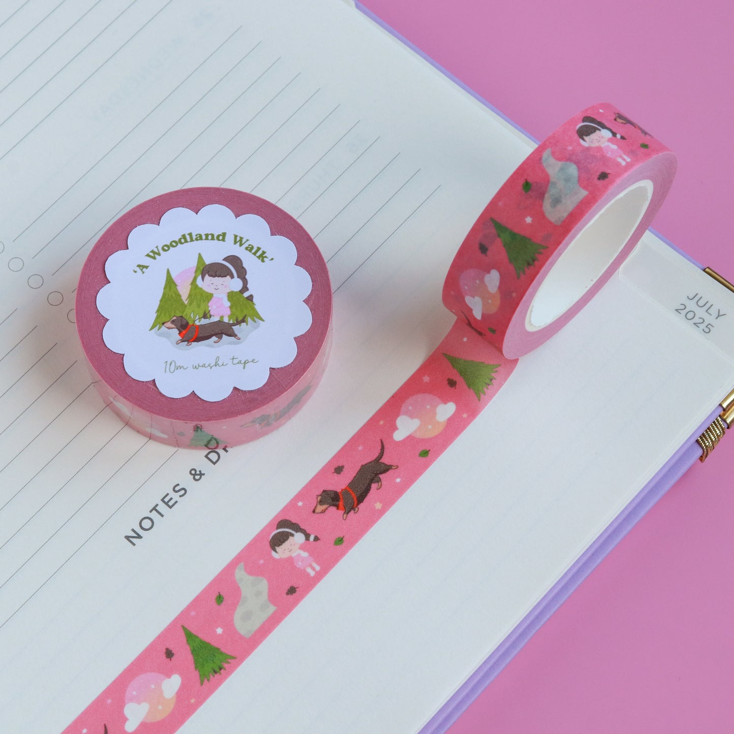 A Woodland Walk Washi Tape