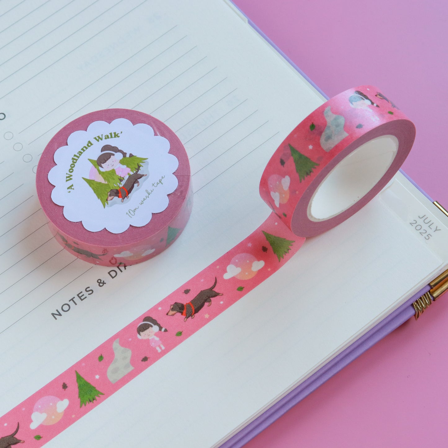 A Woodland Walk Washi Tape