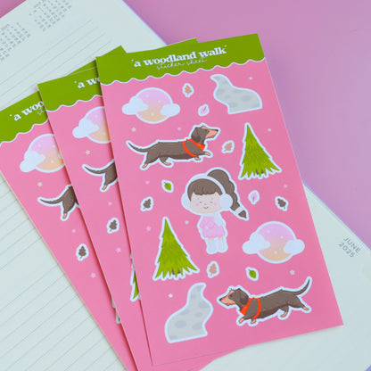 A Woodland Walk Sticker Sheet