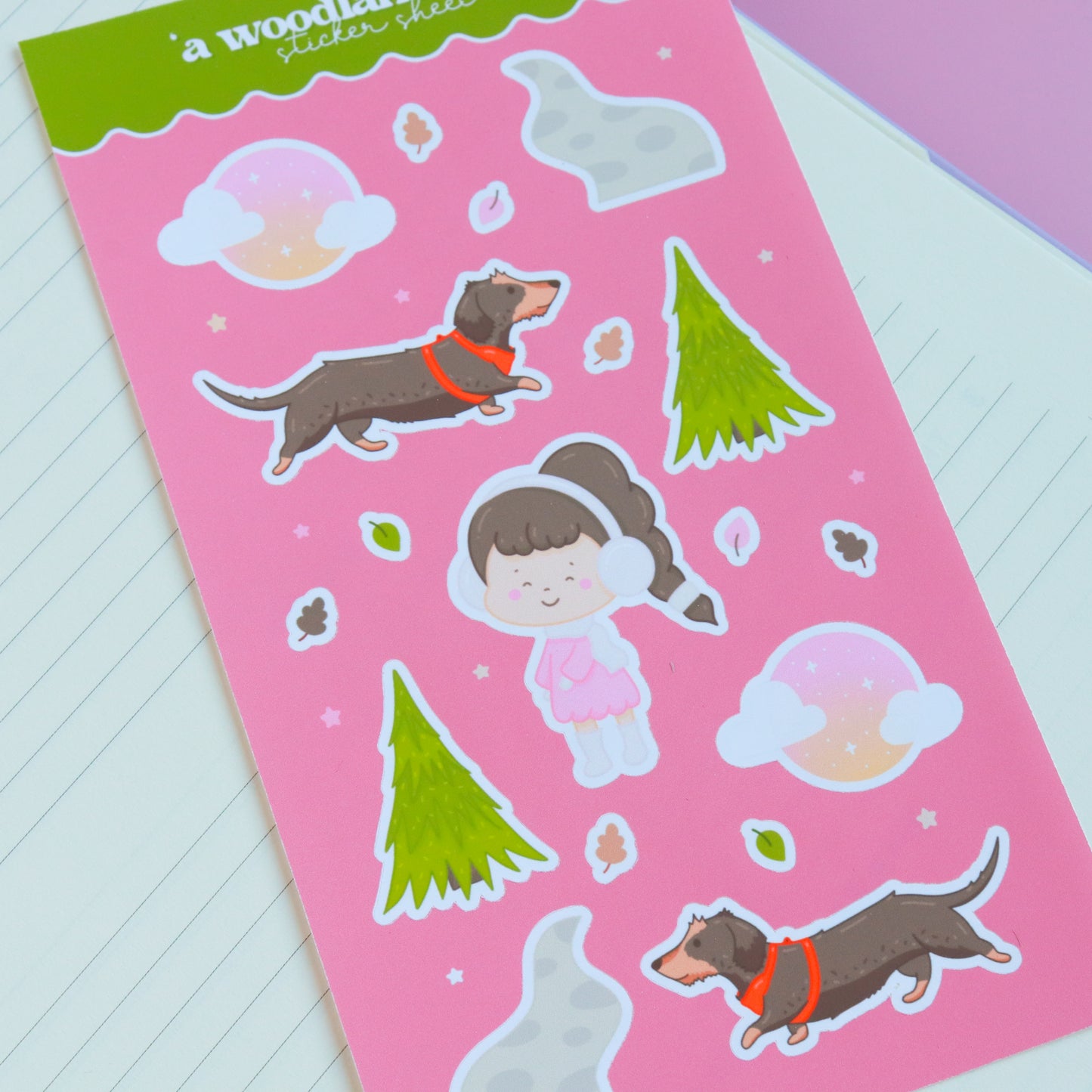 A Woodland Walk Sticker Sheet