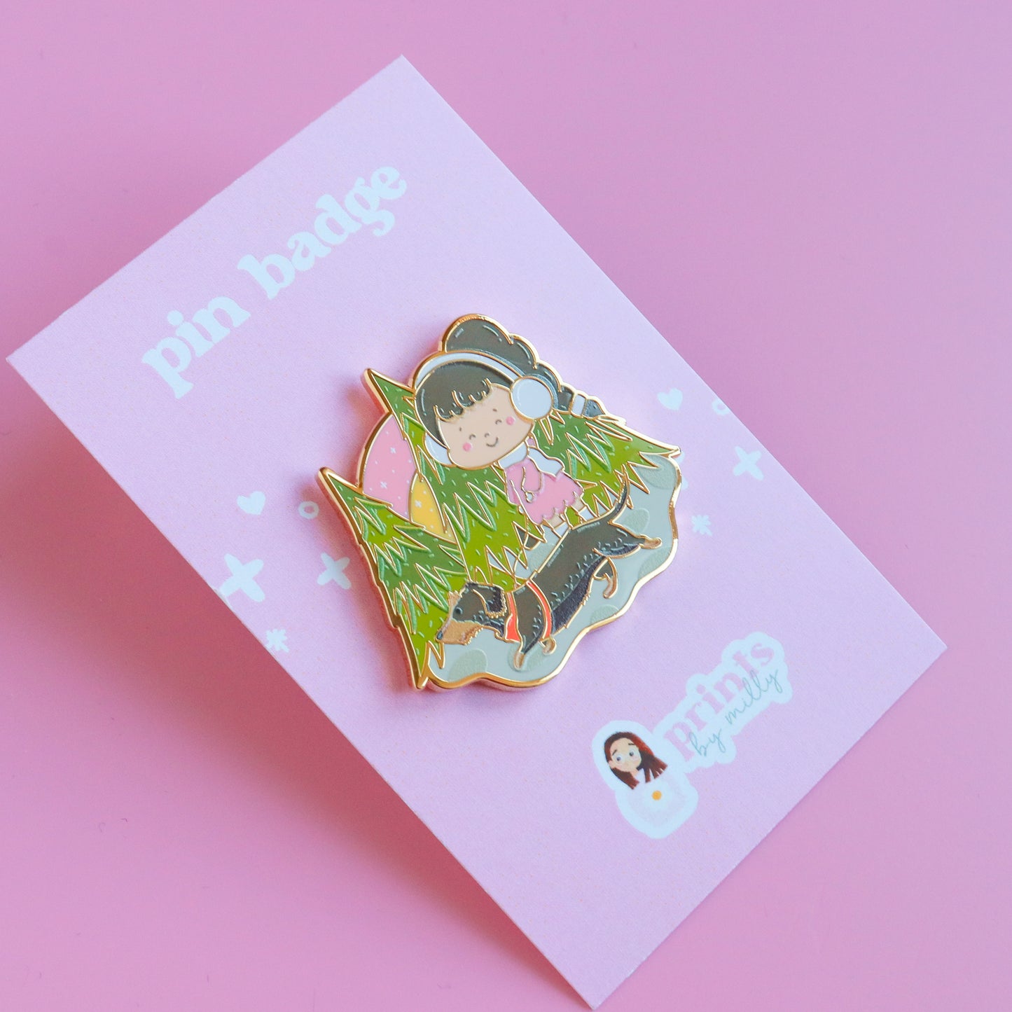 A Woodland Walk Enamel Pin