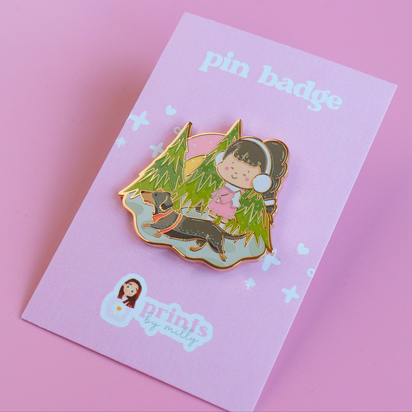 A Woodland Walk Enamel Pin