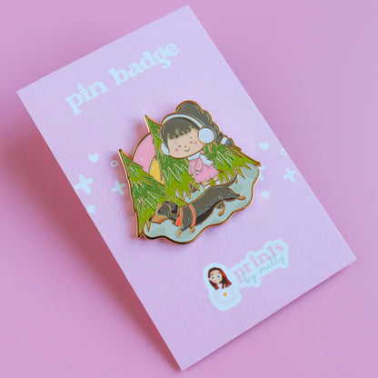 A Woodland Walk Enamel Pin