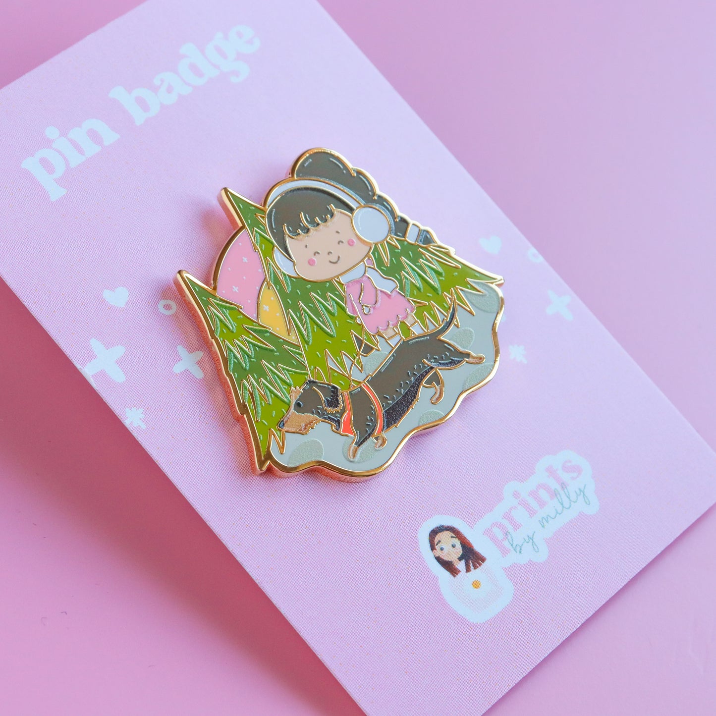 A Woodland Walk Enamel Pin
