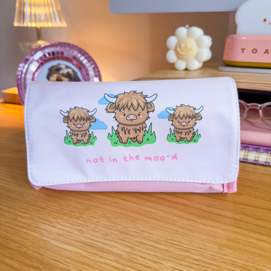 Not In The Moo-d Pencil Case