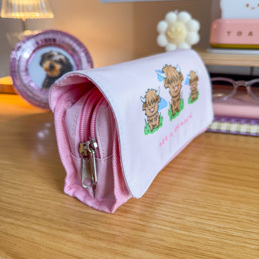 Not In The Moo-d Pencil Case