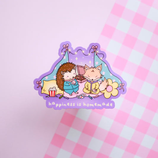 Happiness Is Homemade Sticker
