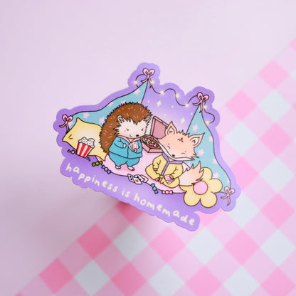 Happiness Is Homemade Sticker